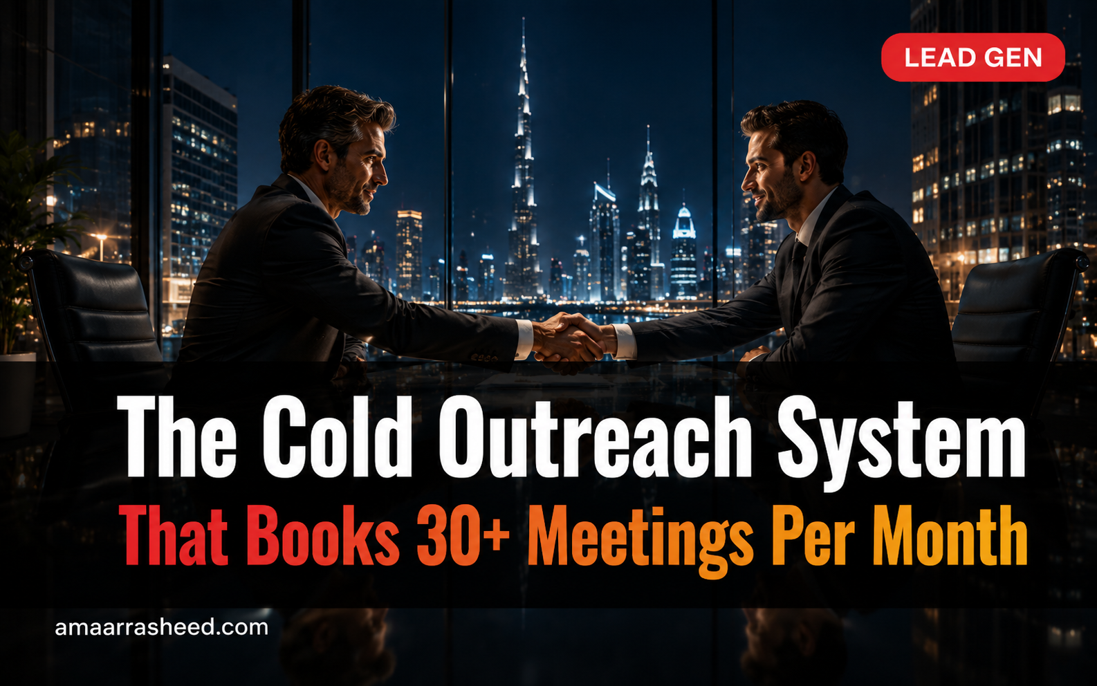 The Cold Outreach System That Books 30+ Meetings Per Month — article cover